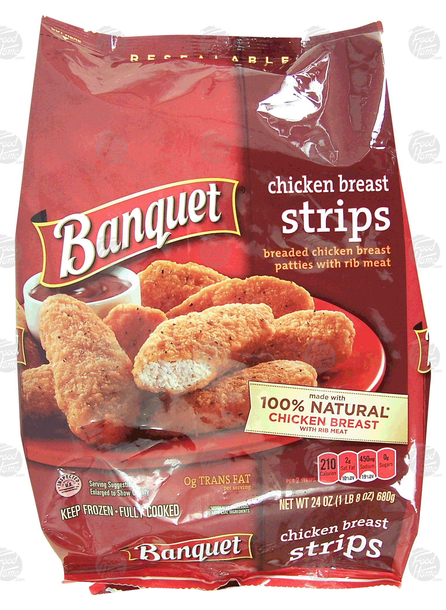 Banquet  chicken breast strips Full-Size Picture